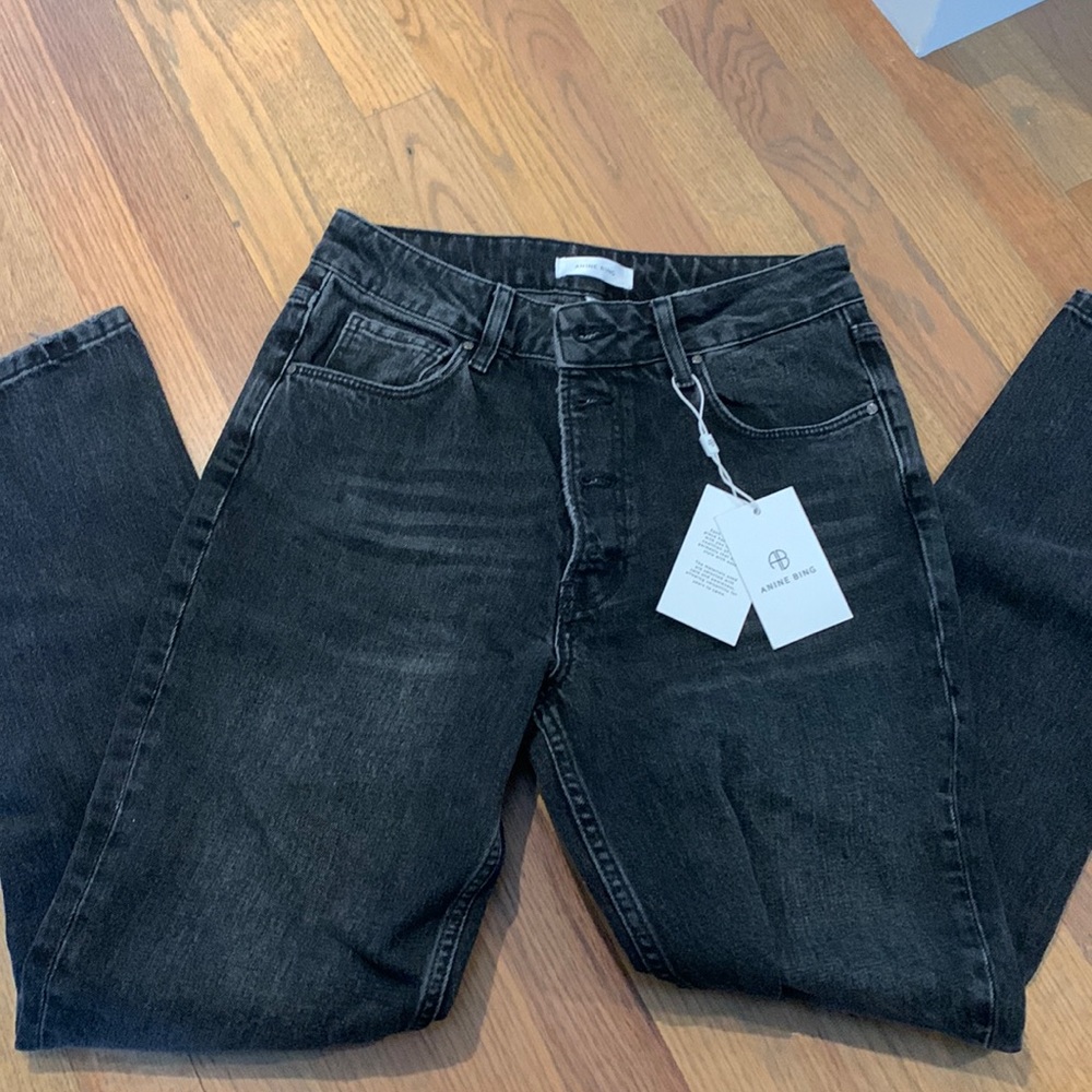 Anine Bing Hugh Waisted Jeans